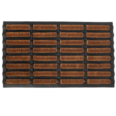 Коврик придверный грязезащитный резиновый с кокосом 45х75 см SHAHINTEX BRUSH 02 2329